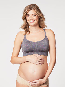 Cotton Candy Nursing Bra Charcoal