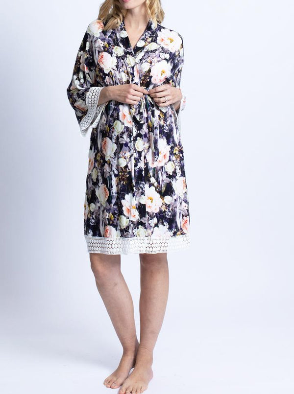 Hospital Set Dress + Robe Floral
