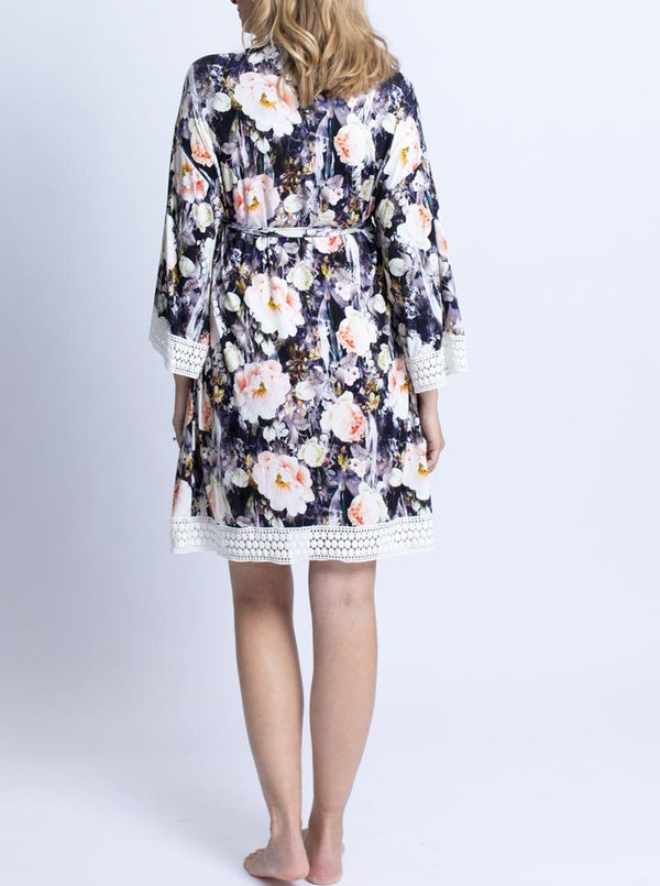 Hospital Set Dress + Robe Floral