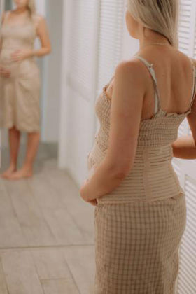 Pregnancy Support Belt Nude