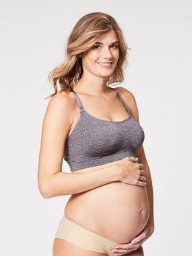 Cotton Candy Nursing Bra Charcoal