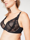 Truffles Plunge Nursing Bra Black