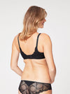 Truffles Plunge Nursing Bra Black