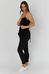 Wilomina String Top Black
