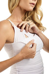 Lily Compression Cami White