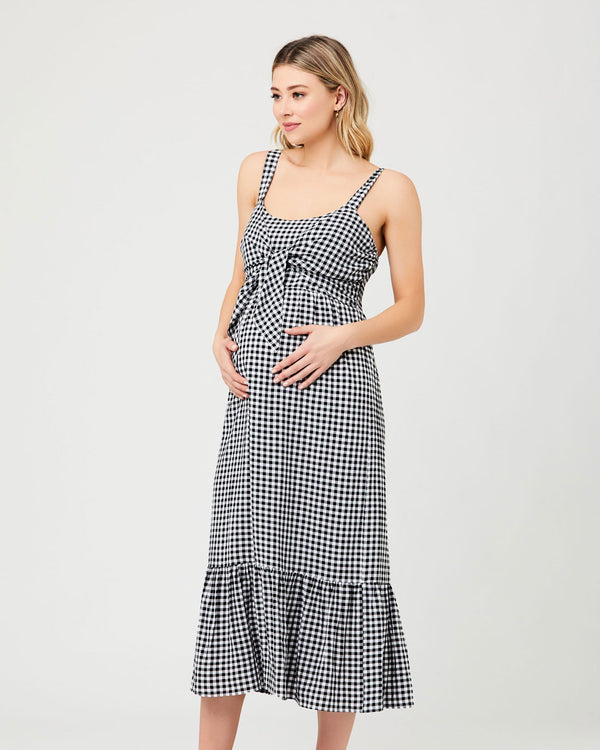 Gingham Nursing Dress
