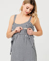 Gingham Nursing Dress