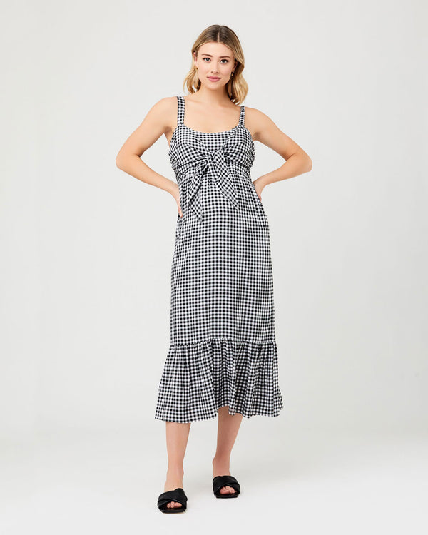 Gingham Nursing Dress