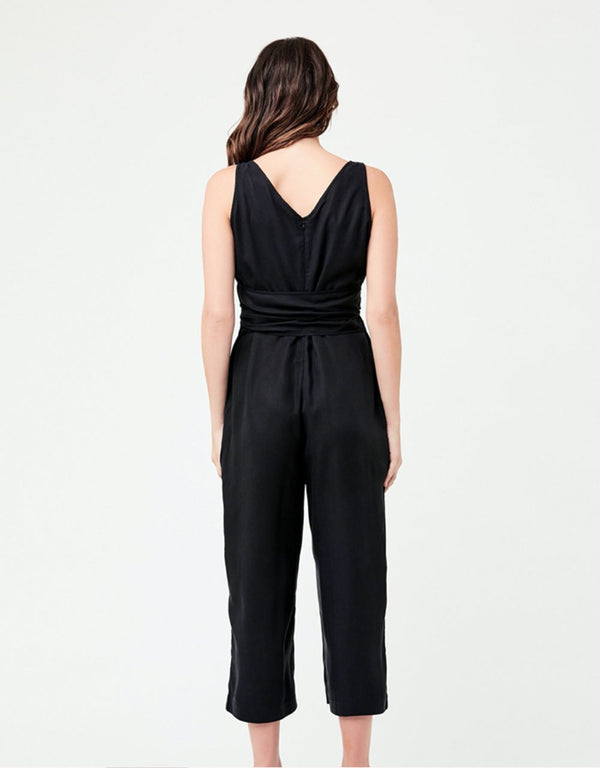 Naomi Tencel Jumpsuit Black