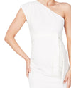 Julia One Shoulder Dress - White